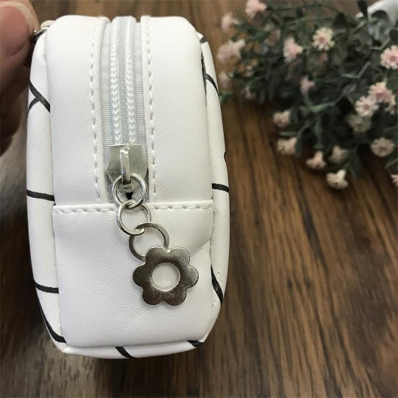 Wholesale Minimalist Zipper PU Zero Wallet Keychain